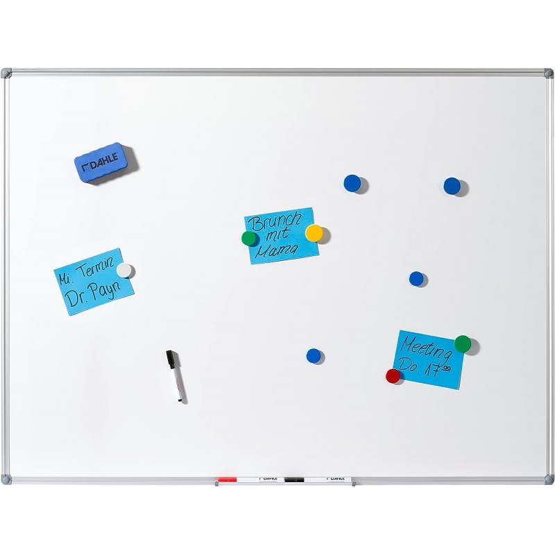 Tableau Blanc Magn Tique X Cm Effa Able Sec Avec Cadre Slim En