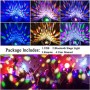 Boule de lumières disco, à LED 9 couleurs rotatives, lecture MP3, haut-parleur