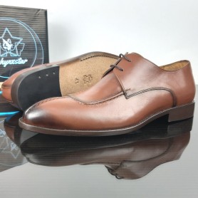Chaussures de ville élégantes (SO8-002) à Lacets pour homme (Marron)