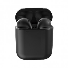 Écouteurs Bluetooth sans fil inPods 12, Trues Wireless stéréo V5.0, avec boîtier de chargement, Noir