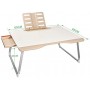 Table de lit, lecture, bureau, ordinateur, petit déjeuner minimaliste portable, avec tiroir en fibre de bois - Vert