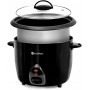 Mini cuiseur à riz Scheffler RC-220, 2,2 L, 900 W, fonction maintien au chaud, antiadhésif, cuillère à riz et verre doseur, noir