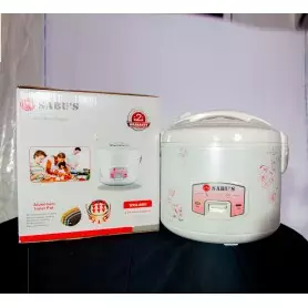 Cuiseur à riz électrique SABU’S WXA-0601, 2.2 L, en aluminium inoxydable, maintien à chaud, revêtement plastique
