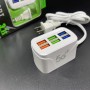 Chargeur rapide originale intelligent, AC 220V entrée, 5V sortie, 6 ports USB auto-id 3.1A