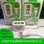 Chargeur rapide originale intelligent, AC 220V entrée, 5V sortie, 6 ports USB auto-id 3.1A