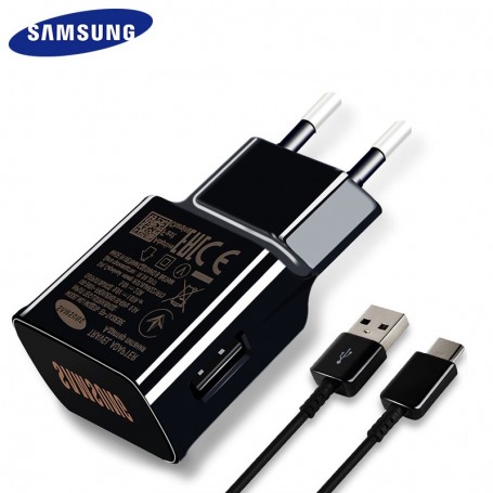 Chargeur Samsung S10/S10+, 15W, charge rapide, compatible pour tous les  appareils Android