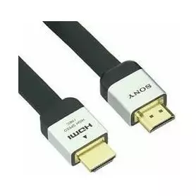 Câble HDMI Sony DLC-HE20HF Haute vitesse, 1080p, 3D/4K, 2.0 Mètres, avec version Ethernet 1.4