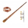 Kit de mise à terre, piquet de terre 1.5 m Barrette de coupure, câble 3 m