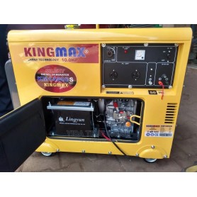 Générateur électrique Diesel KingMax KM 14800S, Couvert ,5 KVA , 15 ~ 21,5A, 16 litres, demi silencieux
