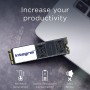 Disque interne SSD Intégral, M.2 SATA III 2280, 128 Go, jusqu'à 480 Mo/s en lecture 400 Mo/s en écriture