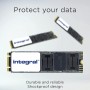 Disque interne SSD Intégral, M.2 SATA III 2280, 128 Go, jusqu'à 480 Mo/s en lecture 400 Mo/s en écriture