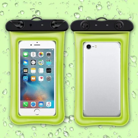 Étui de natation étanche universel de LEDEX pour iPhone/Samsung - Vert