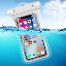 Pochette étanche imperméable pour téléphone portable PVC TPU, universel certifié IPX8, pour les courses, le sport, la nage