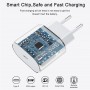 Chargeur Rapide Apple, USB C pour iPhone, avec Câble 1m, compatible avec Phone 13,12,11, Pro Max, Mini, X, 8, 7, i-Pad