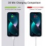 Chargeur Rapide Apple, USB C pour iPhone, avec Câble 1m, compatible avec Phone 13,12,11, Pro Max, Mini, X, 8, 7, i-Pad