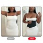 Ceinture gaine abdominale, 4m, 6 pouces, taille libre, ajustable, doublure en nylon