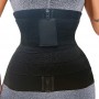 Ceinture gaine abdominale, 4m, 6 pouces, taille libre, ajustable, doublure en nylon