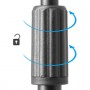 Support Trépied Pliable pour Microphone, Réglable Robuste avec 2 Clips de Fixation- Noir