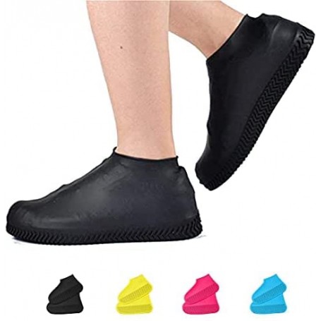 1 Paire De Couvre-chaussures De Pluie Réutilisables En Silicone Imperméable  Et Anti-poussière, Mode en ligne
