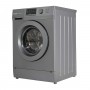 Machine à laver automatique Panasonic, 8 kg à chargement frontal, 1200 tr/min, 16 programmes, verrouillage enfant, argent