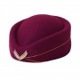 Chapeau pour femme en laine, style hôtesse de l'air, élégant, Design ergonomique, taille appropriée