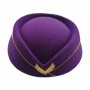 Chapeau style hôtesse de l'air en laine pour femme, élégant, Design ergonomique, taille appropriée