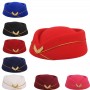 Chapeau style hôtesse de l'air en laine pour femme, élégant, Design ergonomique, taille appropriée