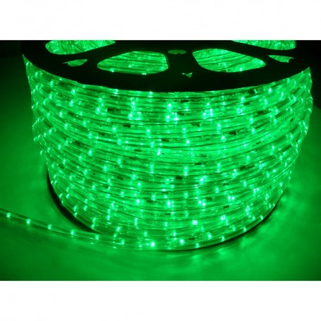 Ruban LED étanche puissant de 5m vert avec boitier piles !