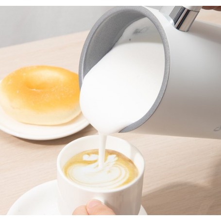 Mousseur à lait manuel en métal - Mousseur à lait manuel - Pichet à mousse  à lait manuel pour lait, café, cappuccino, pompe à lait manuelle :  : Maison