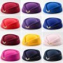 Chapeau style hôtesse de l'air en laine, élégant pour femme, Design ergonomique, taille appropriée