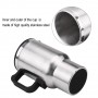 Tasse électrique de chauffage voiture pour le voyage, thé café,12V 450Ml en acier inoxydable