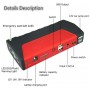 kit de Batterie de secours portable pour voiture, 12V, 16800mAh, multifonction, double USB, éclairage de LED