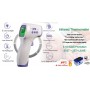 Thermomètre numérique pistolet, infrarouge, à laser sans contact, caméra thermique
