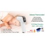 Thermomètre numérique pistolet, infrarouge, à laser sans contact, caméra thermique