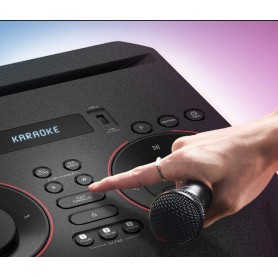 Haut-parleur DJ, LG XBOOM ON9, 2000W, Super Bass Boost, CD/DVD, FM, USB, Bluetooth, jeux de lumière