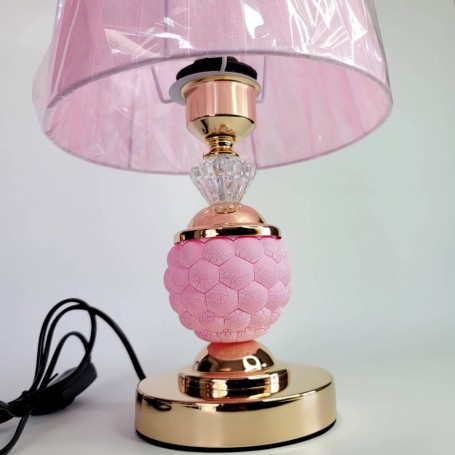 JruF Lampe de table boule pour chambre à coucher, contrôle tactile, lampe  de nuit LED à intensité variable pour crèche, table de chevet, lampe de  chevet décorative, 15 cm, beige : 