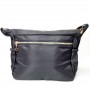 Sac Bandoulière pour Femme léger, multipoches style sportif bandoulière, coutures matelassées fermeture à glissière
