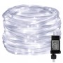 Guirlande multicolore à LED Rope-Light, 10 mètres, 100 leds,8 Modes de minuterie, pour décoration Intérieur Extérieur