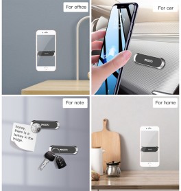 Support de téléphone magnétique, voiture, maison , silicone aimant mobile Phone Wall Holder N50