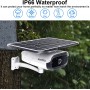 Caméra de surveillance IP solaire, W-C5-4G, 4G, 2 MP, 10200 mAh, détection de mouvement avec vision nocturne