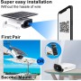Caméra de surveillance IP solaire, W-C5-4G, 4G, 2 MP, 10200 mAh, détection de mouvement avec vision nocturne