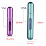 Mini flacon de parfum rechargeable portable8ml, en spray, vaporisateur de voyage