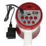 Mégaphone portable à batterie au lithium 619U, 20W, avec USB/TF/enregistrement/sirène
