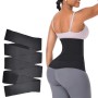 Ceinture gaine abdominale, 4m, 6 pouces, taille libre, ajustable, doublure en nylon