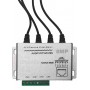 Balun émetteur-récepteur vidéo CCTV HD à 4 canaux avec extensions de 7,5",BNC mâle + vis solide 2 broches + RJ45