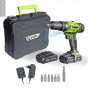 Perceuse-visseuse sans fil VIDO WD040230180, 21V, rechargeable, portable pour bois, Aluminium, Acier et ciment