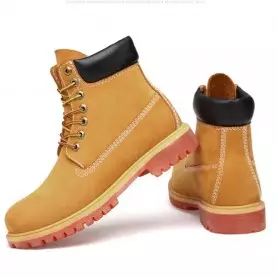 Chaussures Bottine TIMBERLAND Boot 6, Premium en cuir, jaune pour Homme