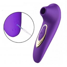 Stimulateur clitoridien à pression d'air, type Womanizer, 10 vitesses - Violet