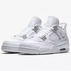 Chaussures Baskets Air Jordan 4 pure money