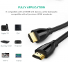 Câble HDMI 2.0 haut débit Compatible Ethernet / 3D / retour audio, 4K Ultra HD